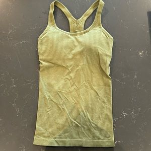 Lululemon Ebb to Street Tank Size 4 Green
